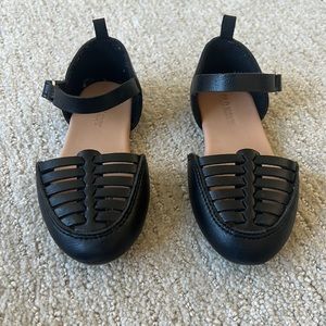 black shoes size 7 for baby girl